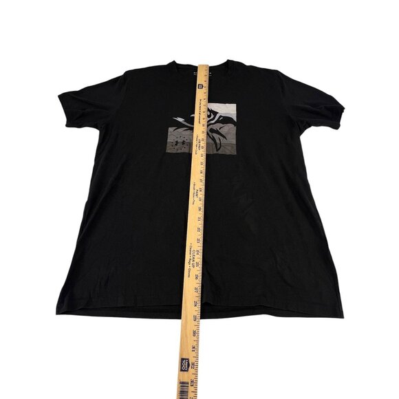 Under Armour Heatgear Mens Black Graphic Loose Fit T-Shirt XL Oversized Gothic - Picture 8 of 11